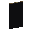 壁付の黒色の旗